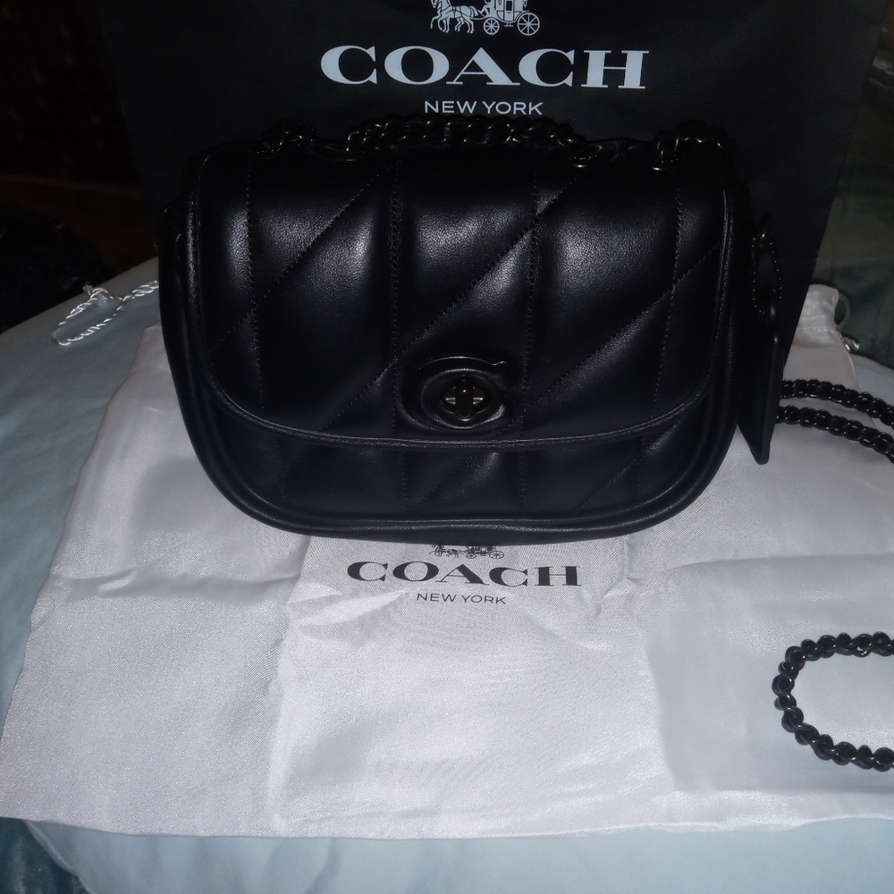 Like new Coach Madison Pillow Quilted leather crossbody bag